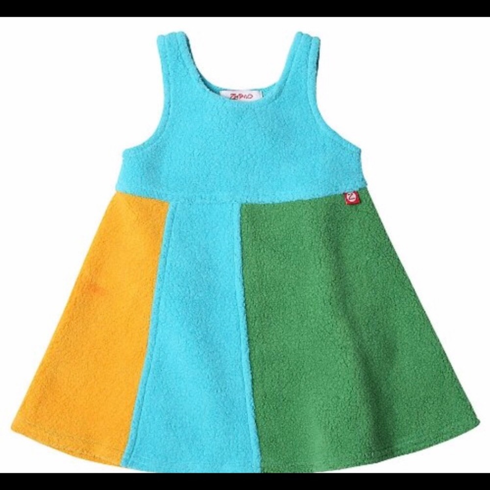 NWT Zutano Tri-Color Jumper Dress